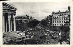 VINTAGE POSTCARD Paris And Its Wonders the Place of the Madeleine and grand boulevards