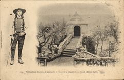 CPA Vieillard des environs de Quimperle et Faouet a la chapelle Saint David a Sainte Barbe