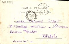 VINTAGE POSTCARD Paris the Street of Rivoli