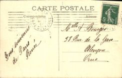 VINTAGE POSTCARD Paris the Madeleine and the View of the grand boulevards