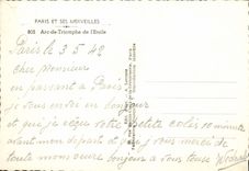 CPM Paris Arc de Triomphe de L'Etoile