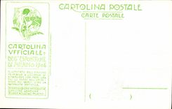 VINTAGE POSTCARD Milano Padiglione Del Belgio 1906