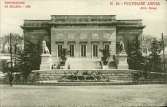 VINTAGE POSTCARD Milano 1906 Pulvinare Arena Lion