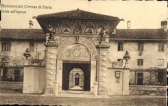 CPA Pavia Certosa Monumentale 