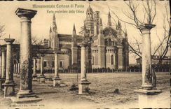 CPA Pavia Certosa Monumentale 