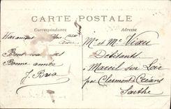 Alrededores de la POSTAL de la VENDIMIA de Villers Cotterets el castillo de Pierrefonds vista del camino de Compiegne