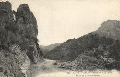 CPA Cote D'Azur Massif de L'Esterel Route de la Sainte Baume