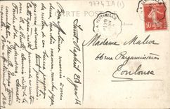 VINTAGE POSTCARD Dimension Of Massive Azure of Esterel Road of Sainte the Balsam