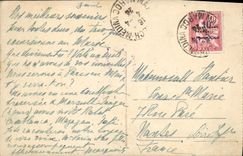 VINTAGE POSTCARD Marrakech a Street