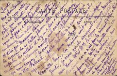 CPA En Bretagne Autour du Lit Clos Voisine peu commode