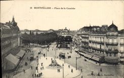 CPA Montpellier Place de la Comedie