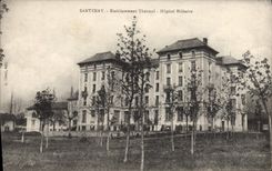 CPA Santenay Etablissement Themal Hopital militaire