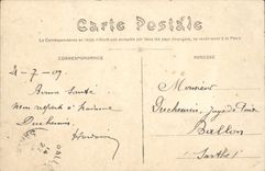 VINTAGE POSTCARD Pornichet Effect Waves