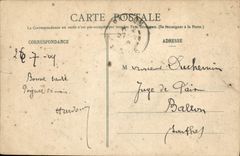 CPA Au pays de paludiers Une partie de piquet Cartes Folklore