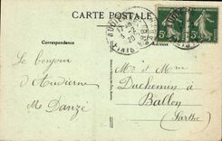 VINTAGE POSTCARD Point Of the Strong current the Hell of Plogoff