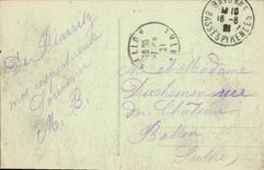 CPA Biarritz La Grande Plage et le Casino municipal