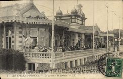 POSTAL de la VENDIMIA Sables d'Olonne el casino y la terraza
