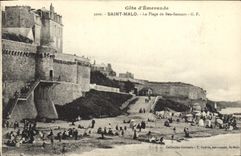 CPA Saint Malo La Plage de Bon Secours