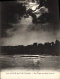 CPA Croix de Vie La Plage au Clair de Lune