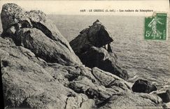 CPA Le Croisic Les Rochers du Semaphore