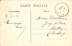 VINTAGE POSTCARD Croisic Rocks of the Semaphore