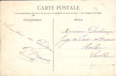 VINTAGE POSTCARD Pouliguen Small fishing boat