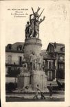 CPA Aix les Bains Le Monument des Combattants Militaria