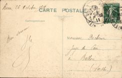 VINTAGE POSTCARD Rouen Law courts Room of the Lost Steps