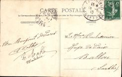 VINTAGE POSTCARD Paris the Gate of the Chaptal College