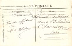 CPA Viry Chatillon Le pavillon gothique aux armes du Duc de Raguse