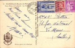 CPA Marseille Notre Dame de la Garde La colline