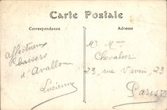 CPA Avallon Les Bords du Cousin a Pontaubert