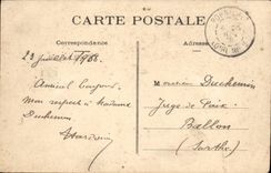 VINTAGE POSTCARD Pornichet Rocks Of the Beach