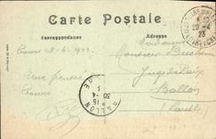 VINTAGE POSTCARD Tours the Hotel of the City and water jetés