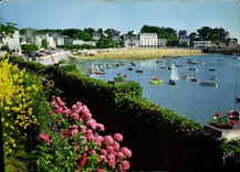 MODERN CARD Holy Quay Portrieux the Port and Beach