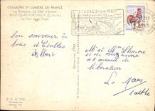 MODERN CARD Holy Quay Portrieux the Port and Beach