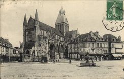 VINTAGE POSTCARD Cliff Church Gervais Saint