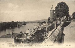 CPA Conflans Sainte Honorine La Seine Vue Prise du Chateau