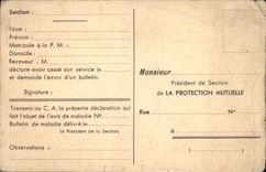 CPA La Protection Mutuelle Des Chemins De Fer Place des peupliers Paris