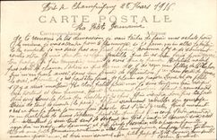 VINTAGE POSTCARD Champigny on the Marne the platform of monument 1870 1871 Militaria