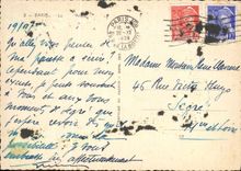 MODERN CARD Paris the Pantheon Street Soufflot