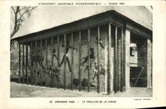 CPA Exposition Coloniale Internationale Paris 1931 Cameroun Togo Le pavillon de la chasse