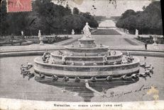 CPA Versailles Bassin Latone Tapis Vert
