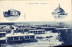 VINTAGE POSTCARD Camp of Bitche View Militaria