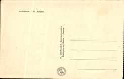 VINTAGE POSTCARD International exhibition Paris 1937 House of tourism