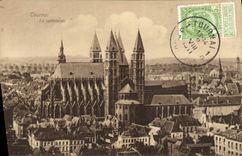 VINTAGE POSTCARD Turned the Cathedral