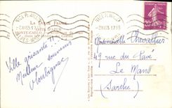 CPA Cote D'Azur Monte Carlo Eclairage de nuit dans les jardins du casino