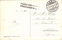 CPA Geneve Ef Le Mont Blanc