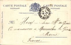 VINTAGE POSTCARD Brussels the Place De Brouckere