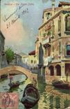 VINTAGE POSTCARD Venezia Rio Santa Sofia